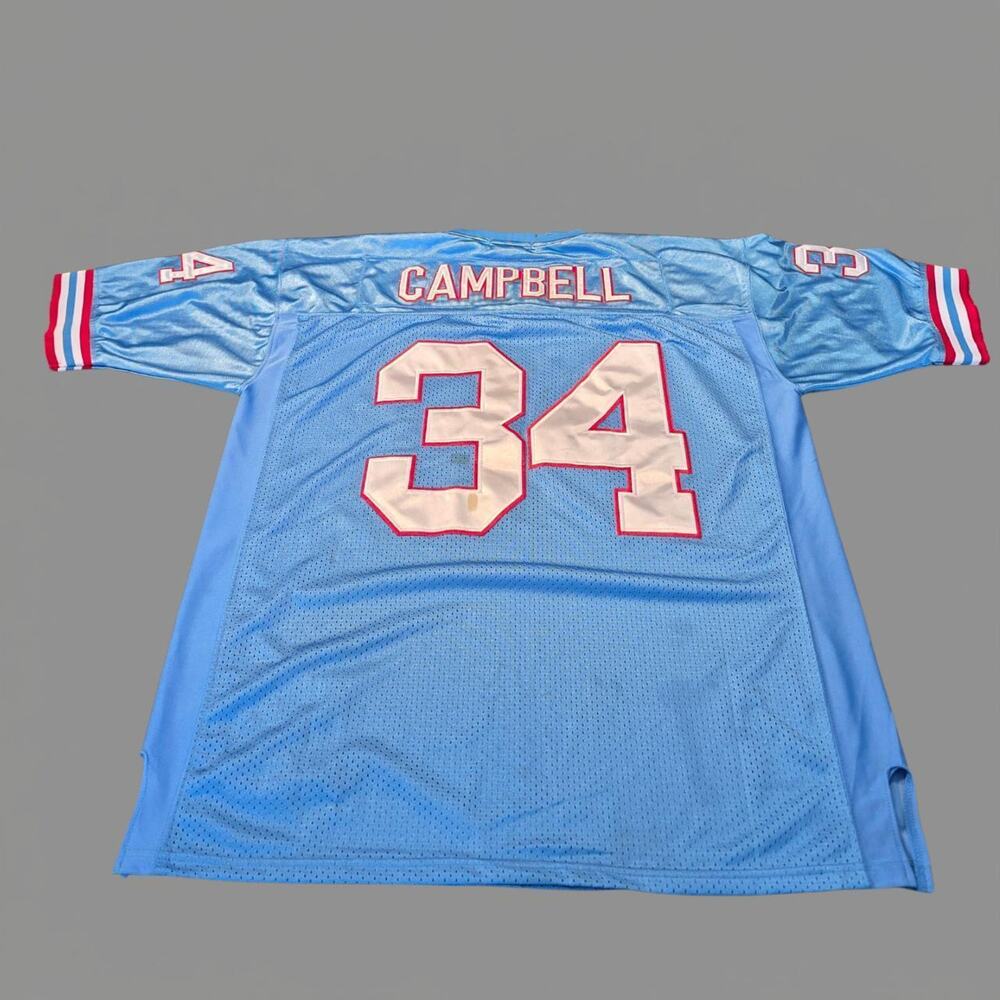 Vintage Earl Campbell Oilers Football Jersey (Size 56)